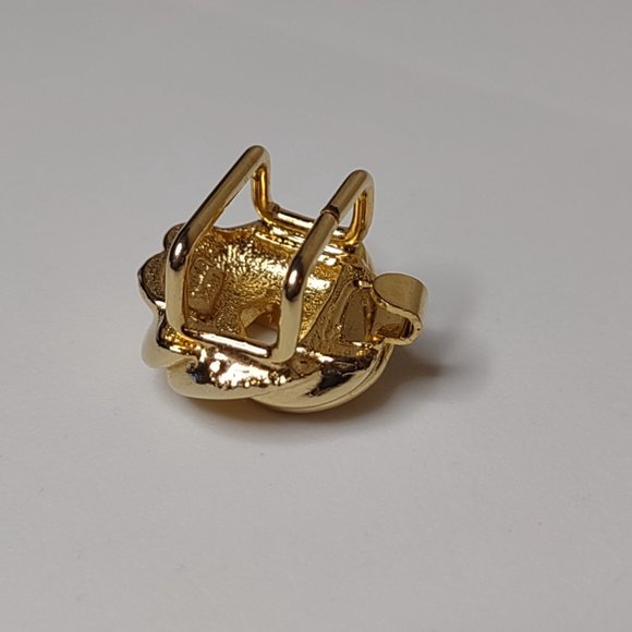 Vintage Dotty Smith Gold Tone Scarf Slide - Picture 6 of 8